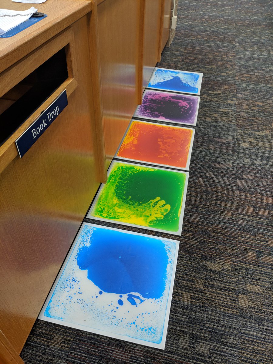 CynthiaCassidy's tweet photo. I love my gel floor tiles!  #guidecraft #library #middleschool #scholastic https://t.co/M1xwMJIwlf