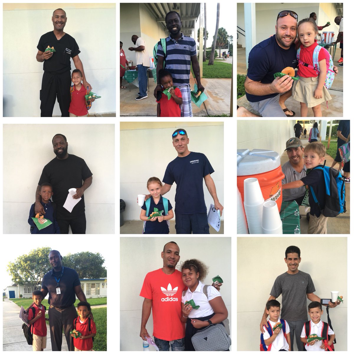Bennett_ES's tweet photo. Just some of the smiles from this morning’s event 😊🍩
#FLDADSATSCHOOL18 #BEST #BCPSProud #BCPSStrong #BESBobcats 
@EducationFL @browardschools @PrincipalDSmith @mimijensen1 @Rubin6Amy https://t.co/vMY7E5cM2z
