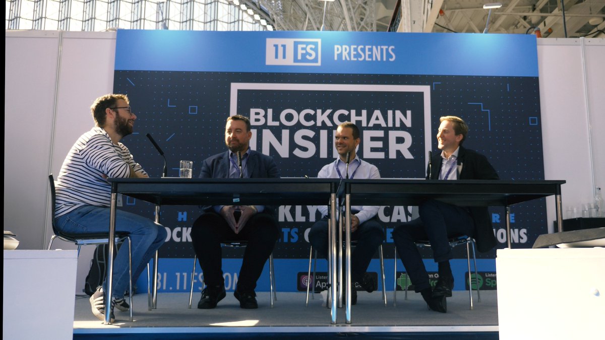 Another great interview with <a href="/nimmaj/">ben wyeth</a>, <a href="/rickcrook/">Richard Crook</a> &amp; David Williams of <a href="/we_are_cordite/">Cordite</a> at #UKBlockchain18! 💪