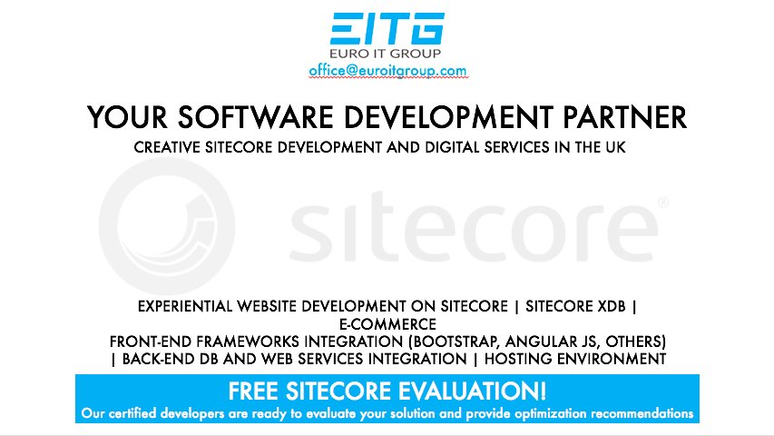 Euro_IT_Group's tweet image. Your Sitecore development partner #CMS #SitecoreDevelopment