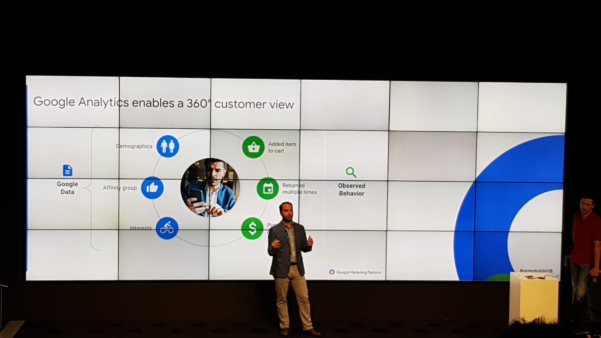 SprtPerformance's tweet photo. Great insights and product roadmap from @GMktgPlatform at #GMPDublin18 https://t.co/TPTWmD0Dha
