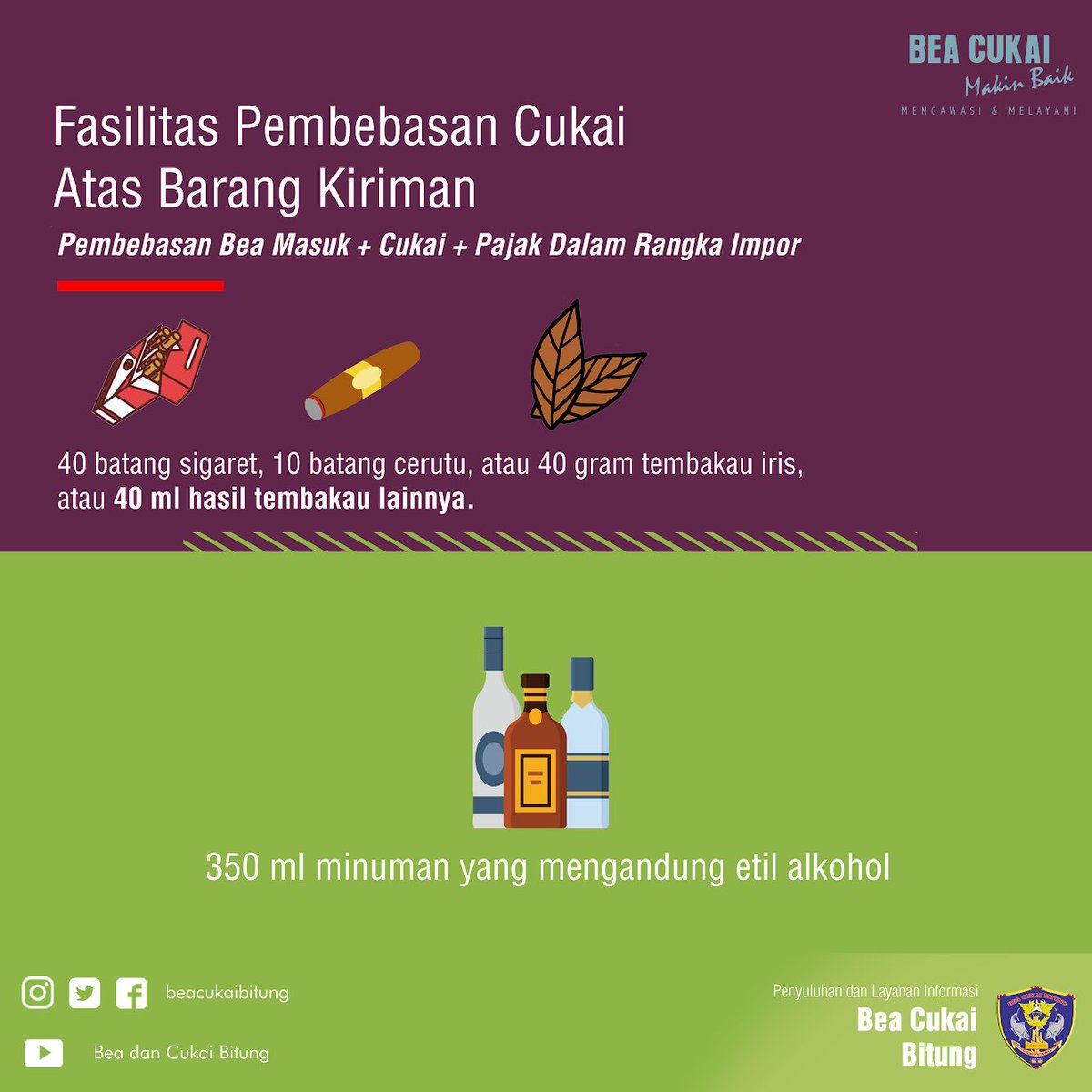 beacukaibitung's tweet photo. Selamat sore.
Sore ini admin akan membagikan pengetahuan mengenai PMK-112/PMK.04/2018 tentang Perubahan Kebijakan Impor Barang Kiriman/E-Commerce
Semoga bermanfaat ☺️
#beacukaiRI
#kanwilbcsulbagtara
#bcbitung
#beacukaimakinbaik
#setiapkitaadalahhumas
#barangkiriman
#eduBC https://t.co/FLFIiBnJVd