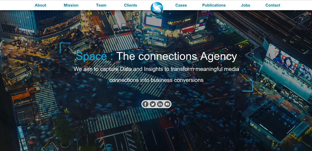 A fully revamped Website: space.be. Proud of this new business card online.