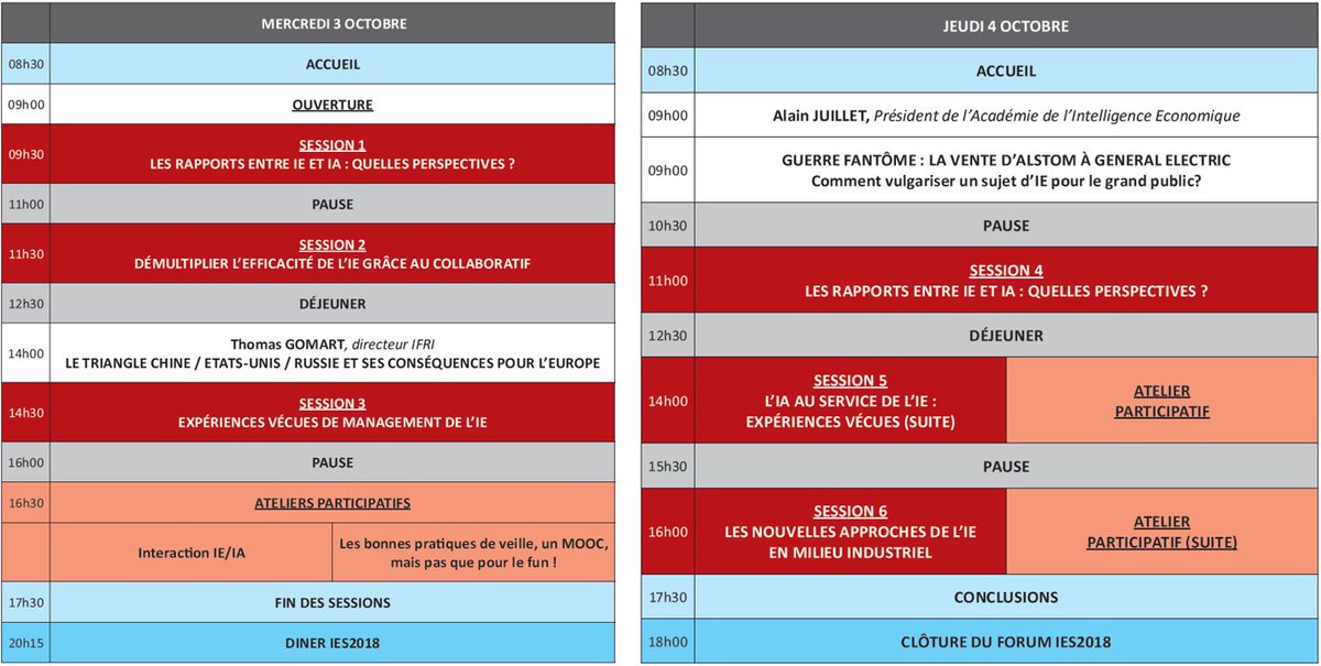 Découvrez le programme #IES2018 !