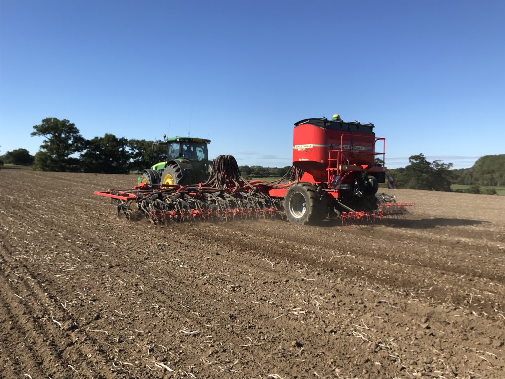 fleming_duncan's tweet photo. @SyngentaCropsUK seed Belfry going in well after potatoes @DaleDrills @JohnDeere @PTuckwellLtd #8400R #Sotterleyestate https://t.co/O8eIGoh1DZ
