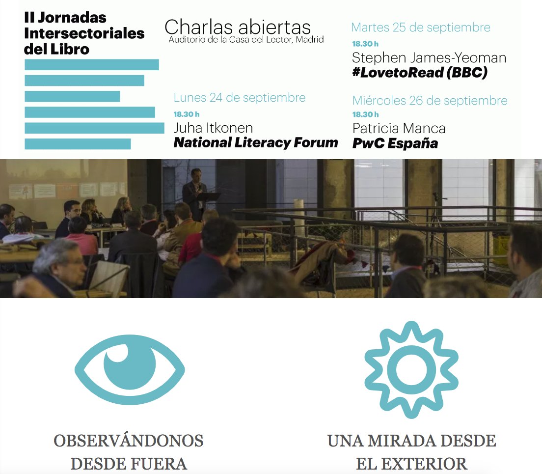 Emilio Gil está participando en <a href="/interseclibro/">Jornadas Intersectoriales del Libro</a> organizadas por la Asociación de Editores de Madrid, FANDE (Distribuidores) y el Gremio de Libreros de Madrid, en La Casa del Lector y dirigido por Joaquín Rodríguez <a href="/futuroslibro/">Joaquín Rodríguez</a>