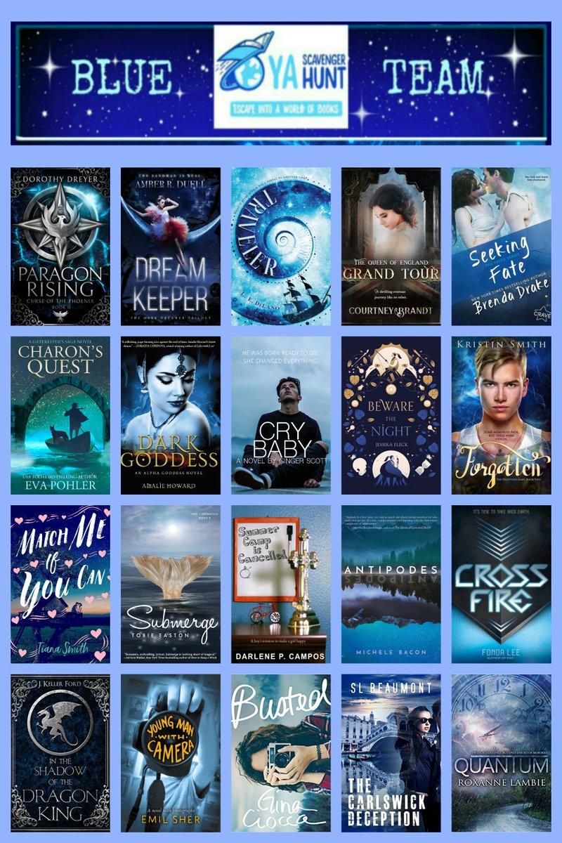 DorothyDreyer's tweet photo. The @YAScavengerHunt starts Oct 2nd! With over 140 #YA books given away, you don't want to miss it. I'm on #TeamBlue! You can start the hunt at https://t.co/hLIDL0Xh8f #YAScavengerHunt #YASHRocks #ParagonRising https://t.co/scyQb7kXDQ