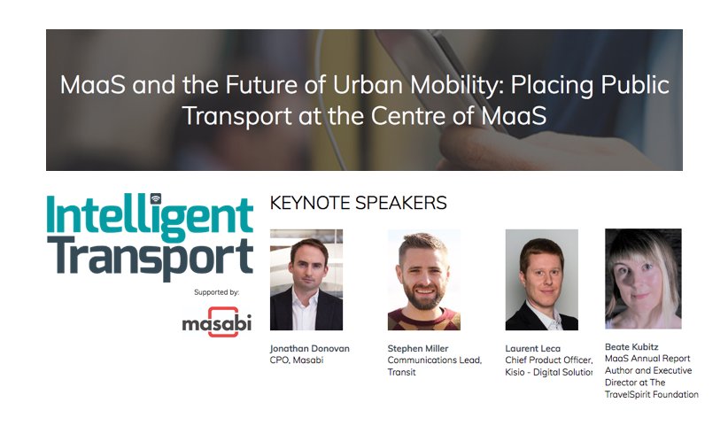 Masabi_com's tweet photo. Do not miss the upcoming @IntelTransport webinar - Mobility as a Service and the Future of Urban Mobility: Placing Public Transport at the Centre of MaaS. REGISTER TODAY! https://t.co/F20hGJL4kJ #MaaS #MobilityasaService #MassTransit #PublicTransport #UrbanMobility https://t.co/tQwIRK8tS4