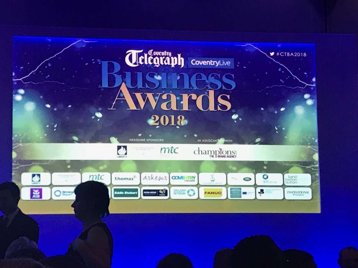 FigOffices's tweet photo. Caroline and Mark had a fabulous time at the #CTBA2018 last night. Thank you Victoria from @ChampionsUKplc for inviting the team to such an exciting event at the @RicohArena https://t.co/36N6pKmQKs
