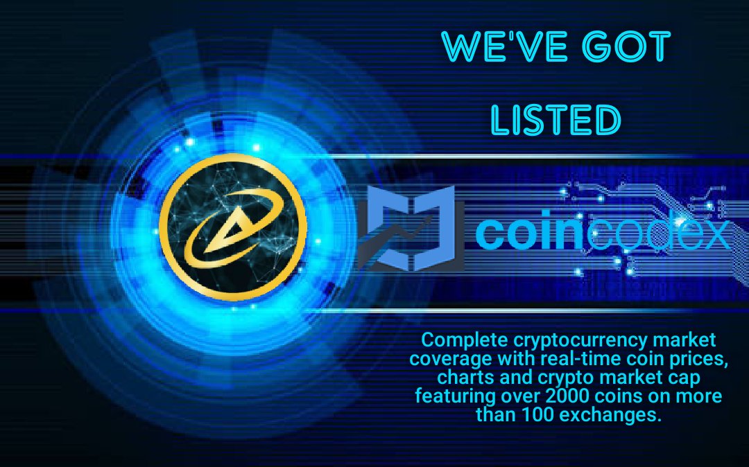 ArchetypalNet's tweet photo. Today we are proud to announce that we're listed on Coincodex you can track now actp on this link:

https://t.co/TT8Td9ya4B

#coincodex#coinmarketcap #cmc #Mercatox #Coingecko #Coinlib #Blockfolio #Hotbit #Aurora_Dao #Bitcoin #BTC #Ethereum #ETH #ArchetypalNet #Ecex #moon #lambo https://t.co/U1duXHxLfu