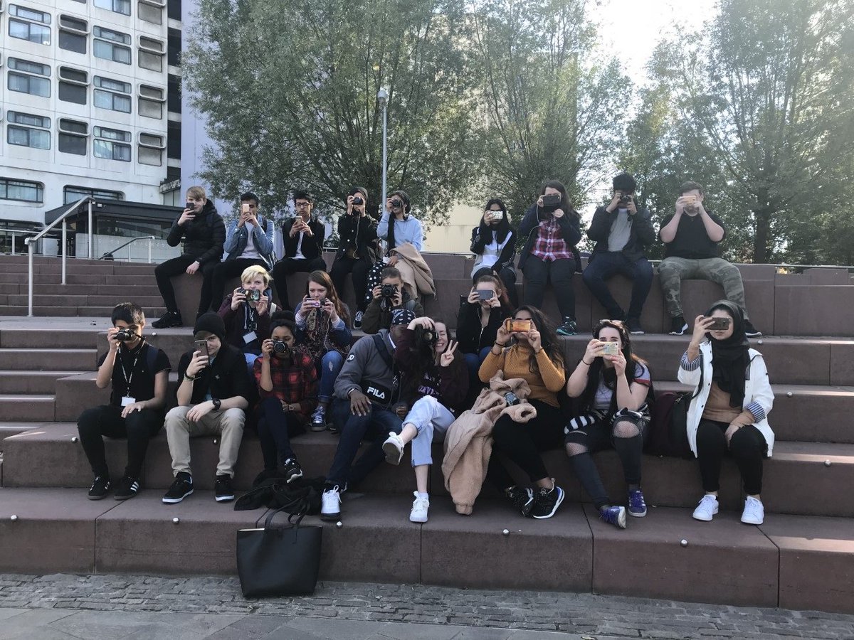 We had a great time yesterday on our day trip to Manchester! The students enjoyed photographing the different areas to gain primary imagery for their projects:
A Sense of Place, Abstract Photography, The Urban Environment.