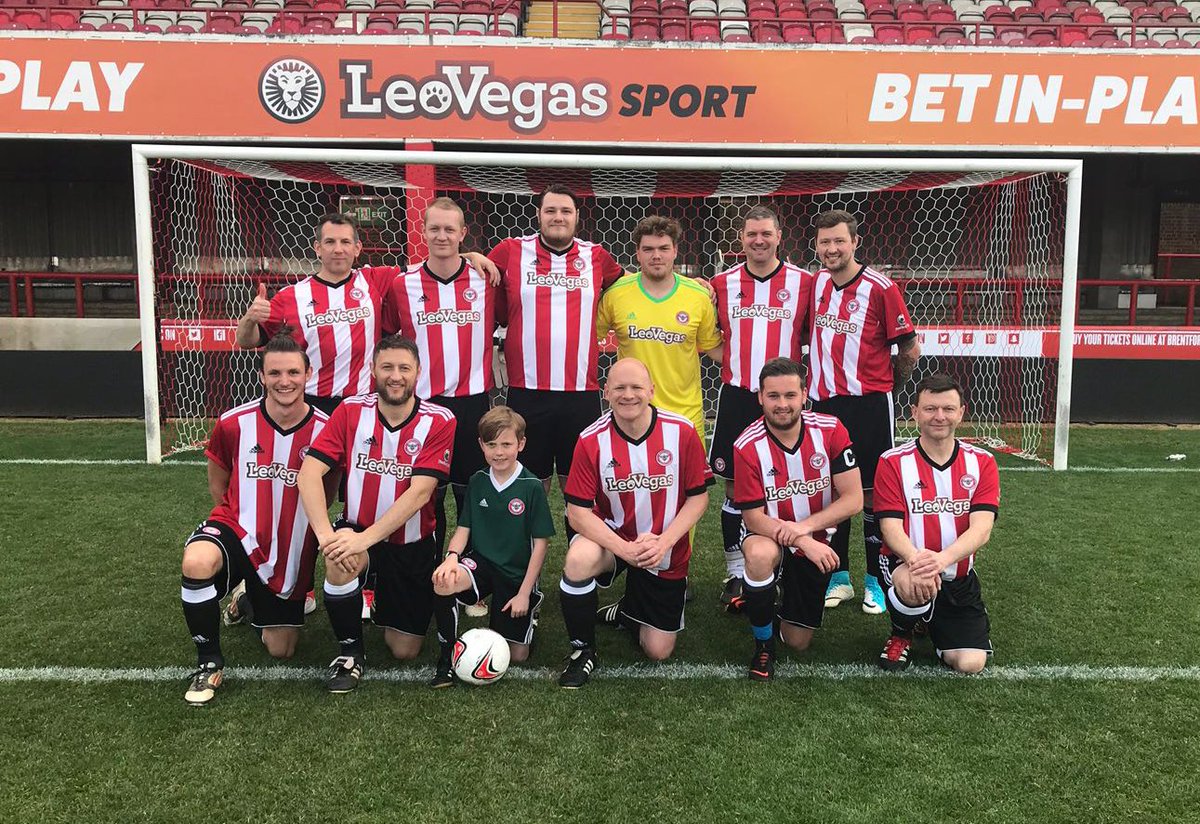 FootballAid's tweet photo. ๐โฝ๏ธ The report from our @BrentfordFC game at Griffin Park is now live!
๐ Check out photos & read about the Away team's 5-7 win here ๐ https://t.co/2aXLJLD9tZ
๐ Proud to raise #charity funds for @BrentfordFCCST
#FootballAid18 #LiveTheDream #BrentfordFC https://t.co/qQlPsi9BXR