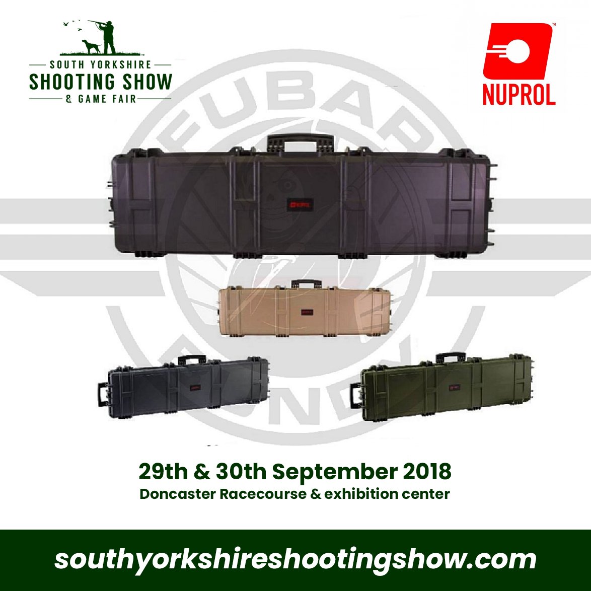 Are you looking for a case to keep your pride and joy safe? At the South Yorkshire Shooting Show we will be having a show special on Nuprol XL Hard Cases. Tickets &amp; info at: southyorkshireshootingshow.com