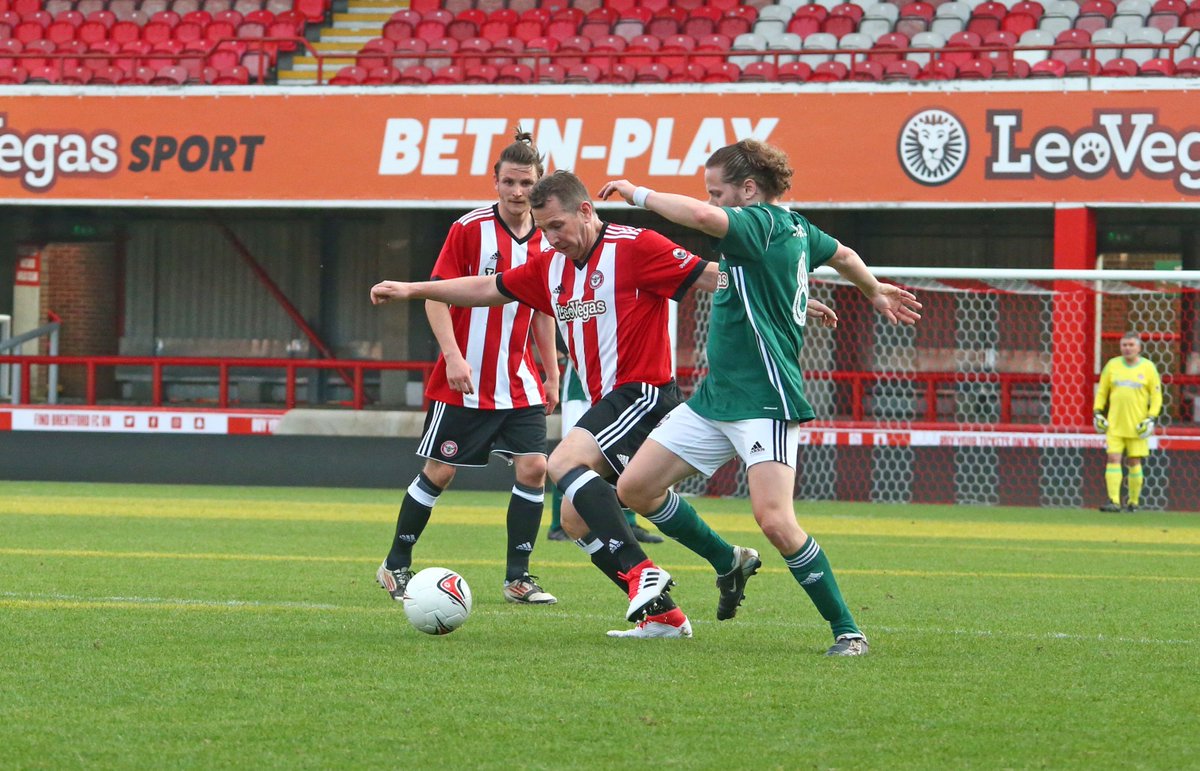 FootballAid's tweet photo. ๐โฝ๏ธ The report from our @BrentfordFC game at Griffin Park is now live!
๐ Check out photos & read about the Away team's 5-7 win here ๐ https://t.co/2aXLJLD9tZ
๐ Proud to raise #charity funds for @BrentfordFCCST
#FootballAid18 #LiveTheDream #BrentfordFC https://t.co/qQlPsi9BXR