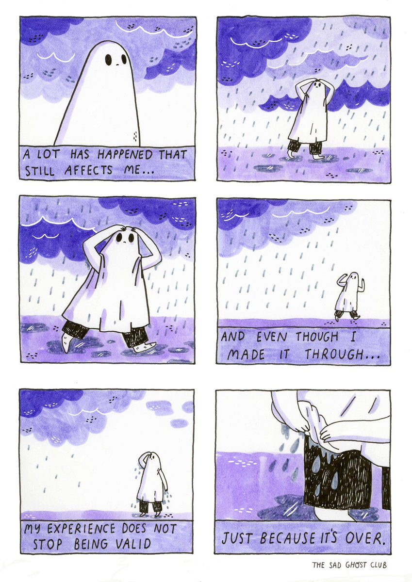 The things we experience can affect us long after they end, your struggle is still valid until YOU feel otherwise.
https://t.co/mkbwOfdVAN