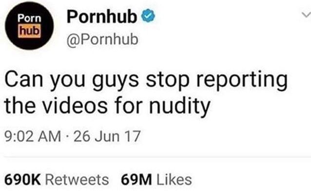 CauseWereGuys's tweet photo. Pornhub never lets me down https://t.co/whaZi5B90b