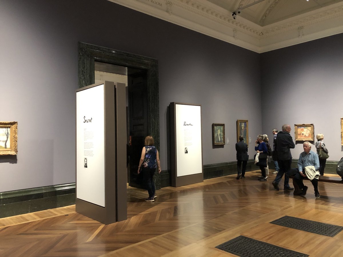 AndyPankhurst1's tweet photo. How to destroy looking at great paintings - erect big white billboards @NationalGallery #CourtauldCollection https://t.co/tw8q78aipR