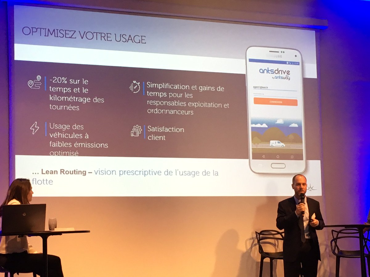 AthlonFrance's tweet photo. [#RencontresFleet] #PitchStartUp ! 💫 ▶️ @AntswayCom  

ANTSWAY aide également les #FleetManagers à créer la flotte idéale par l'optimisation du #TCO et cela en termes de coûts et de temps ! https://t.co/80kbh9VEAf