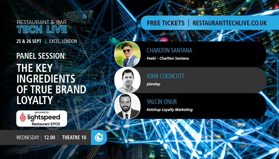 Join Charlton Santana / Feebi, John Coldicutt / Planday, Yalcin Onur /
 <a href="/KetchupLoyalty/">Ketchup Loyalty</a> in Theatre 10 in ⏰5 MINUTES⏰ for a LIVE panel debate! - Workforce Management Path to Success #Hungry4growth
Read Less