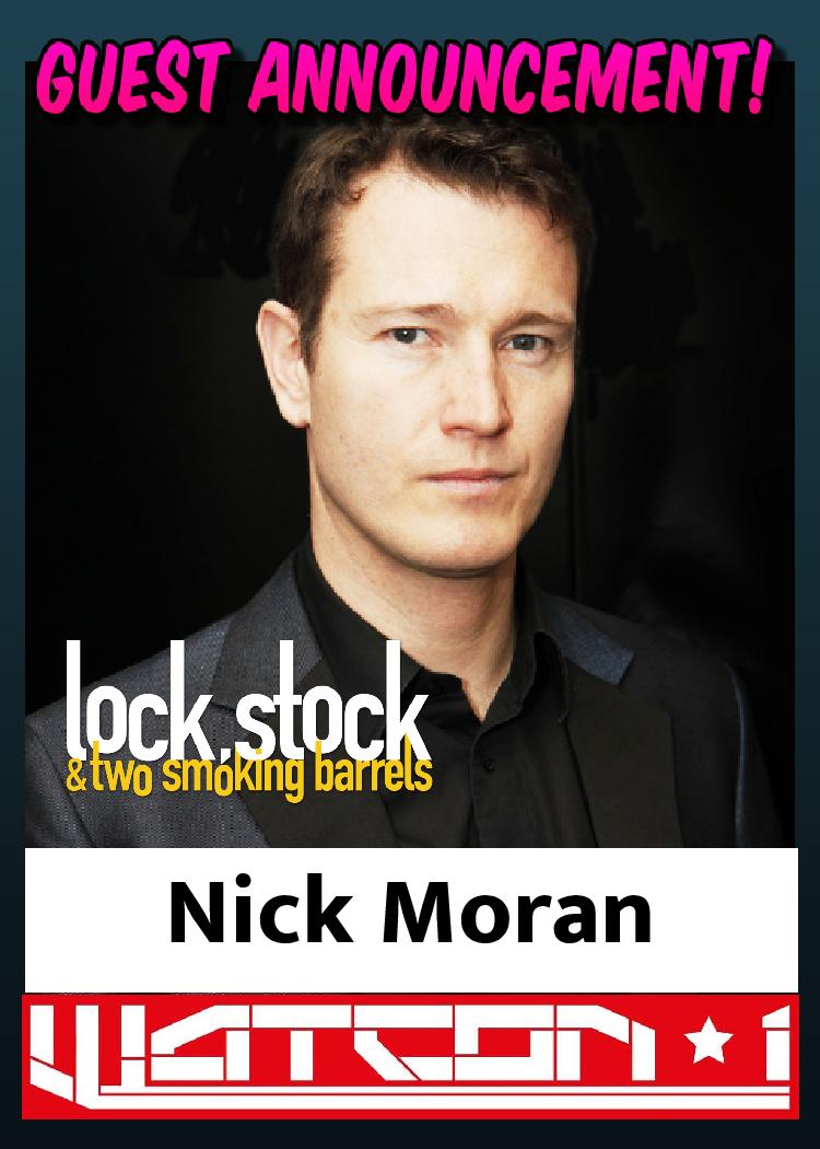 WatConOne1's tweet photo. We're super excited to announce that we'll be joined by star of Lock, Stock and Two Smoking Barrels, #NickMoran! #WatConOne #ComicCon #ComicConGuest #HarryPotter #DeathlyHallows #LockStockAndTwoSmokingBarrels March 30th 2019. Bushey Sports Club. https://t.co/NRTCX1RQhi