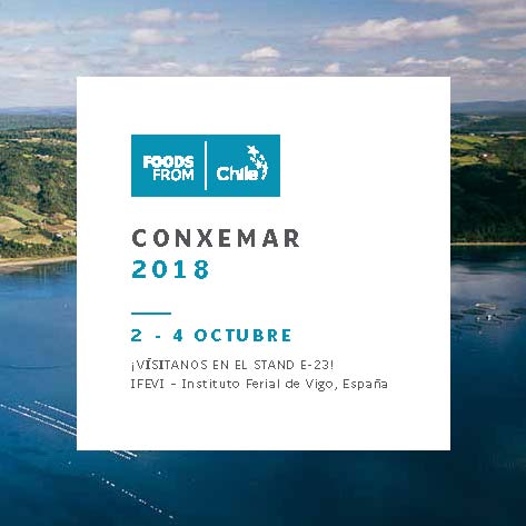 prochile_es's tweet photo. Ya falta poco para que nos visites en #FeriaConxemar2018, estaremos con 9 empresas chilenas de productos del mar congelados. https://t.co/H1VKX36j3f https://t.co/JHYJVcznG0