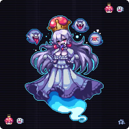 #pixelart #ドット絵 #キングテレサ姫
퀸부끄? 