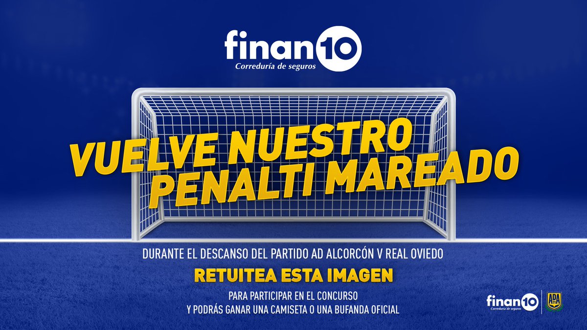 AD_Alcorcon's tweet photo. 🤩¡Tachán! ¡Tachán!🤩
🙌 SIIIIIIIIIIIIIIII 🙌
¡Vuelve el maravilloso #PenaltiMareado gracias a #Finan10 en el descanso del #AlcorcónRealOviedo!
¿Quieres participar?
🙌 SIIIIIIIIIIIIIII 🙌
¿Qué tienes que hacer?
¡RT esta imagen ya!
Viernes damos nombres de participantes https://t.co/VJaGdhjhHr