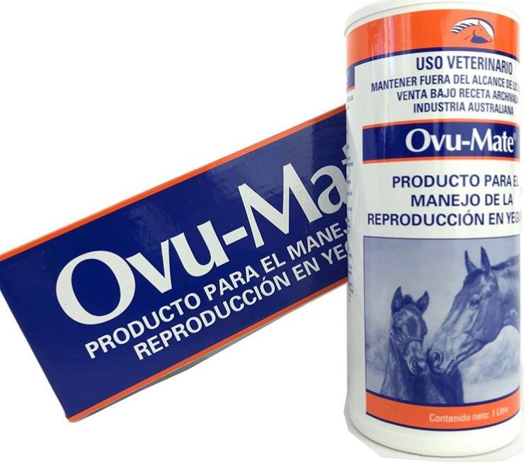 RandlabArg's tweet image. Ovu-mate (Altrenogest: 0,22 g)

Regulación y control del ciclo reproductivo en yeguas.