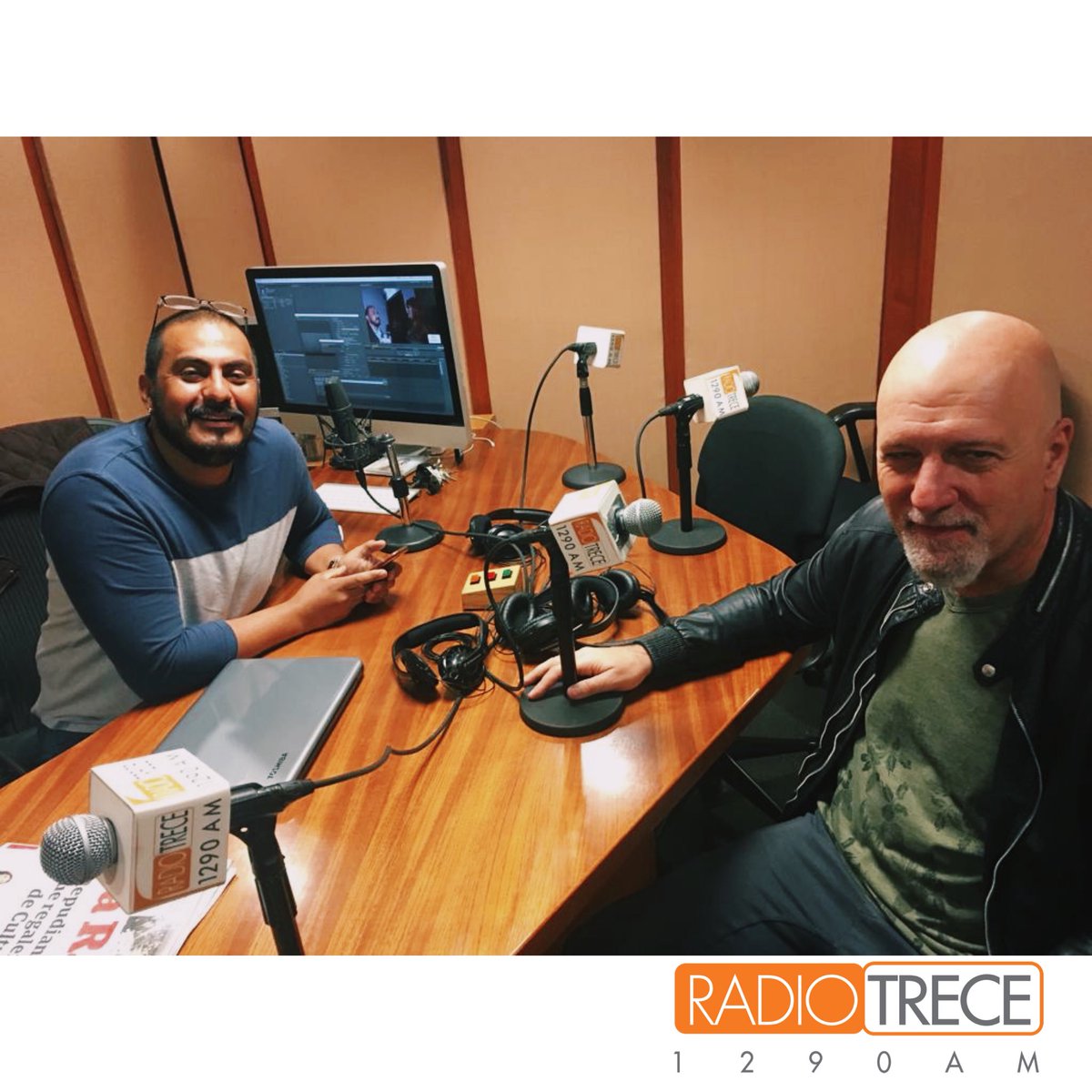 Gustavocordera's tweet photo. Ahora en @Radio13MX junto a @azaelmaximafm 
Entrevistas 📻🎤🇲🇽
.
.
Gracias! 
#gustavocordera #lcm #gira #tourradio #mexico https://t.co/gmCRNfT6e2