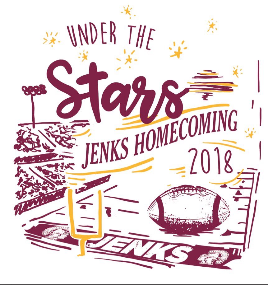 Jenks Cheer is selling Homecoming shirts! They are comfort colors! We will be selling them at hometown huddle! All sizes available, $20 each! You can also direct message if you want one!