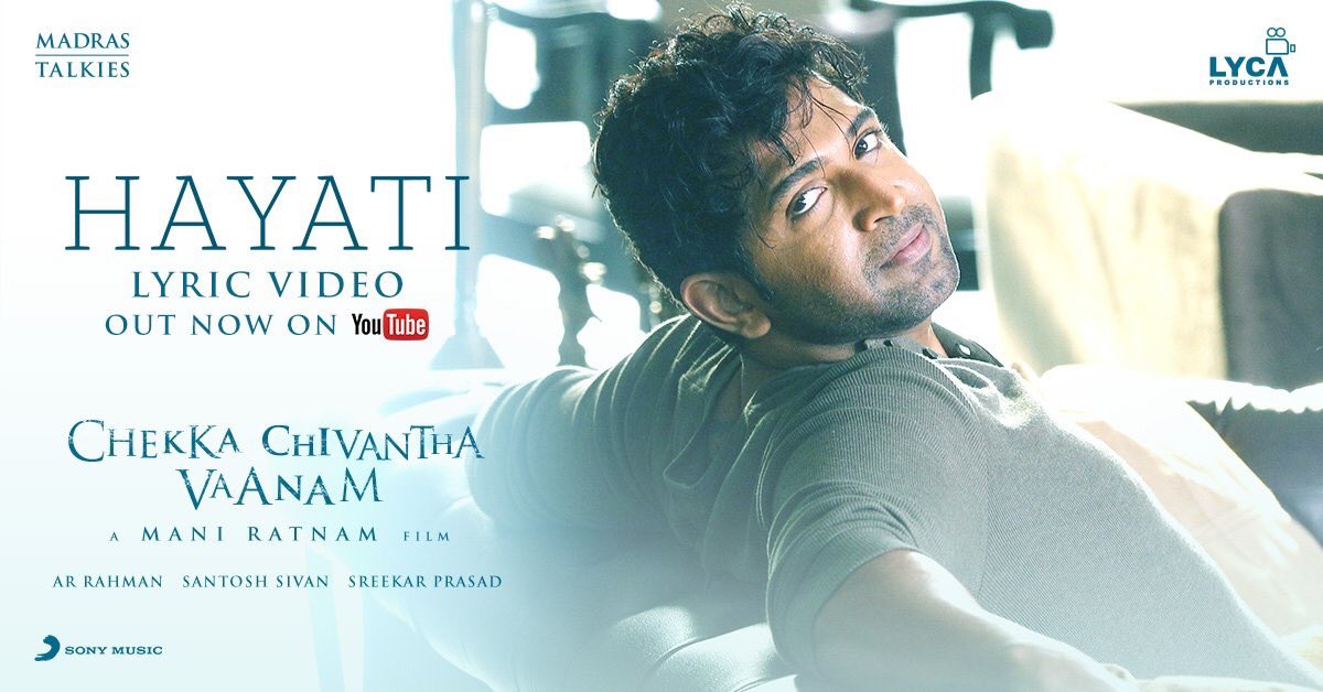 TPVMultiplex's tweet photo. Here comes the English rap song #Hayati, it suits well for @arunvijayno1. Watch this #ManiRathnam classic only in @DolbyIn at your @TPVMultiplex
#CCV releasing tomorrow !!
#CCVAtTPVMultiplex
#ZionFilmsDistribution https://t.co/3o5CEt3srn
