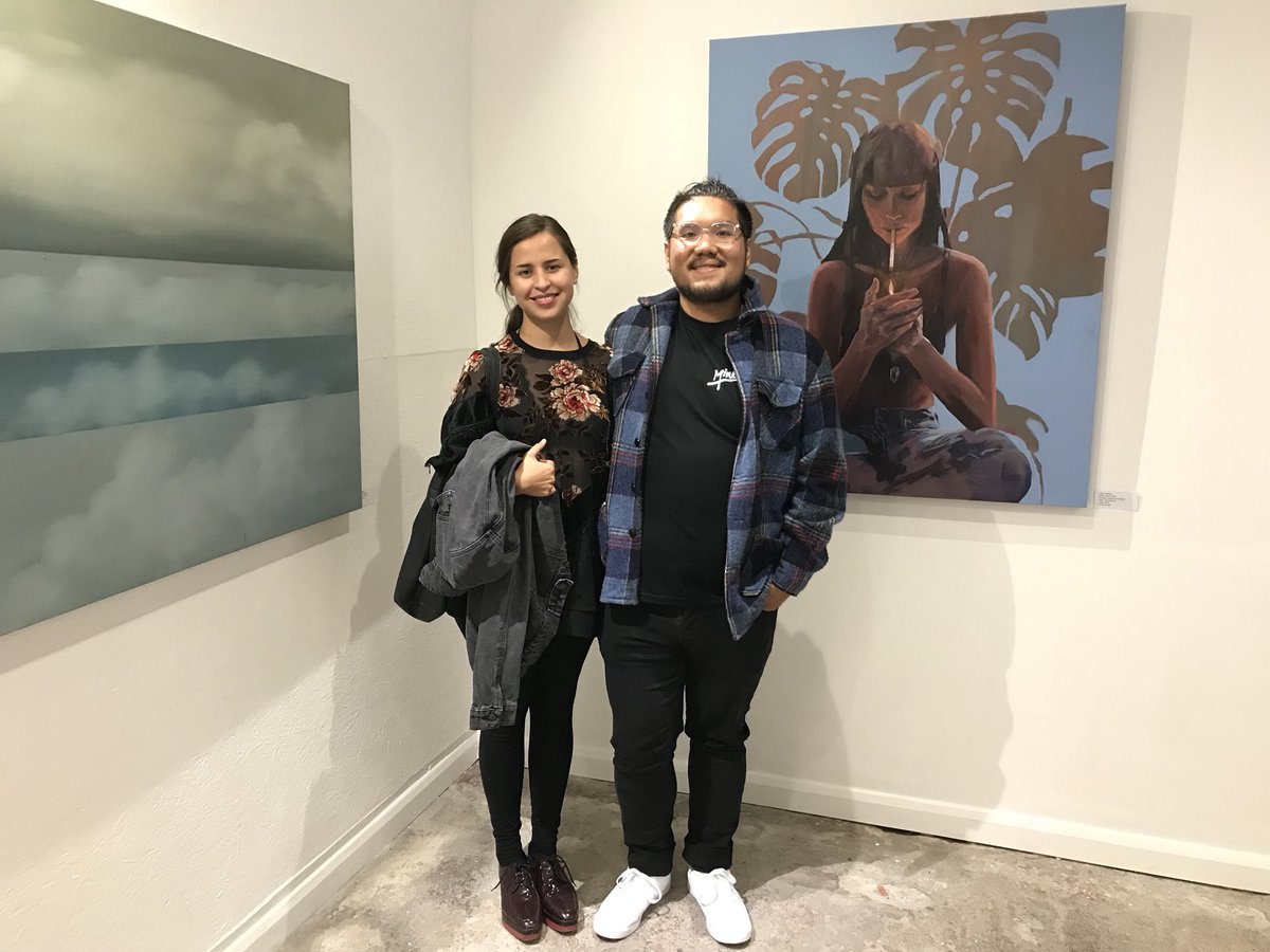 FarrahTextile's tweet photo. Throwback to the private viewing of sonders exhibition on my first week of my internship #textilestudent #studio102 #sonder #intern #swolfchan #mryna https://t.co/qGoEMQXJKg