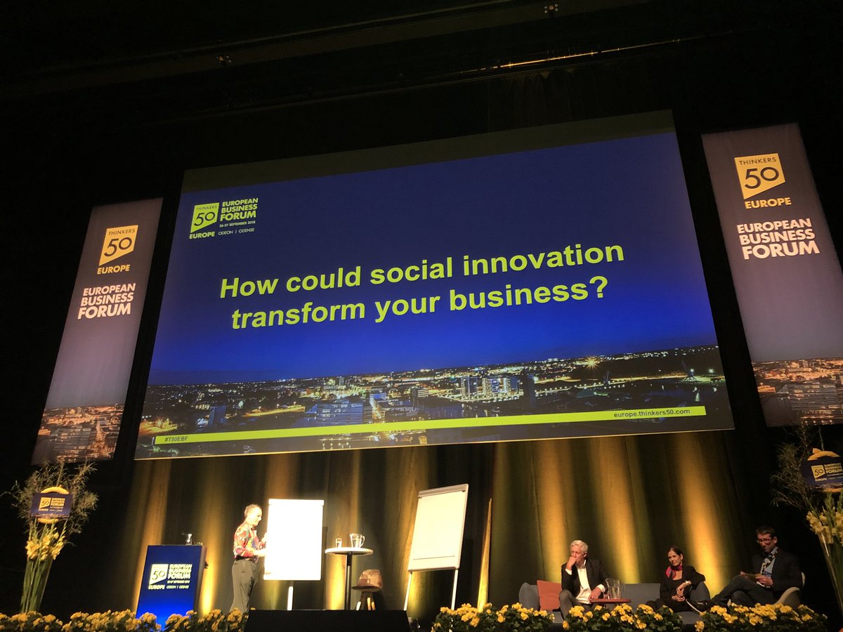 joelasiapacific's tweet image. “The Big Talk” at #T50EBF | Quick input from the @IEbusiness table: 1) commit set financial resources to socially-minded #innovation projects, and 2) link part of staff compensation to the active transfer of actionable social innovation to the local marketplace.