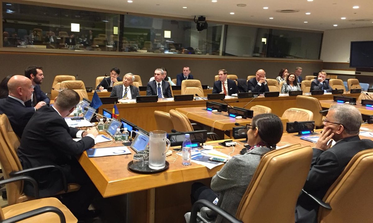 CommunityofDem's tweet photo. Thank you to all the speakers and panelists for excellent discussions at the Community's #UNGA73 side event on the role of youth in democratic resilience @Rajaa_Altalli @ValiFlorea94 @UNYouthRomania @JohnnyWSol @NuestroTiempoSV @teodormelescanu @MAERomania @RomaniaUN_NY https://t.co/xQaZof1RUR
