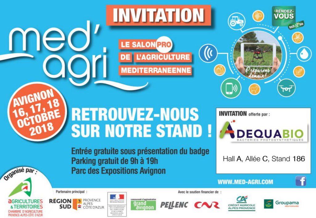 Adequabio au MED’AGRI 2018 adequabio.fr/2018/09/adequa…