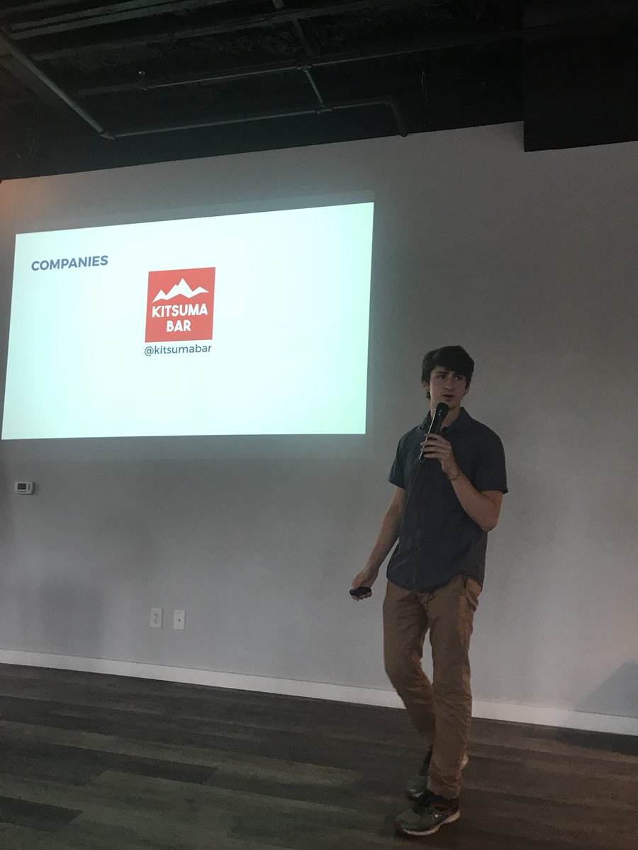 PitchBfastAVL's tweet photo. @kitsumabar pitching their performance bars - Better, local, quality ingredients. #buylocal #localfarmers https://t.co/5UogXUwhGy