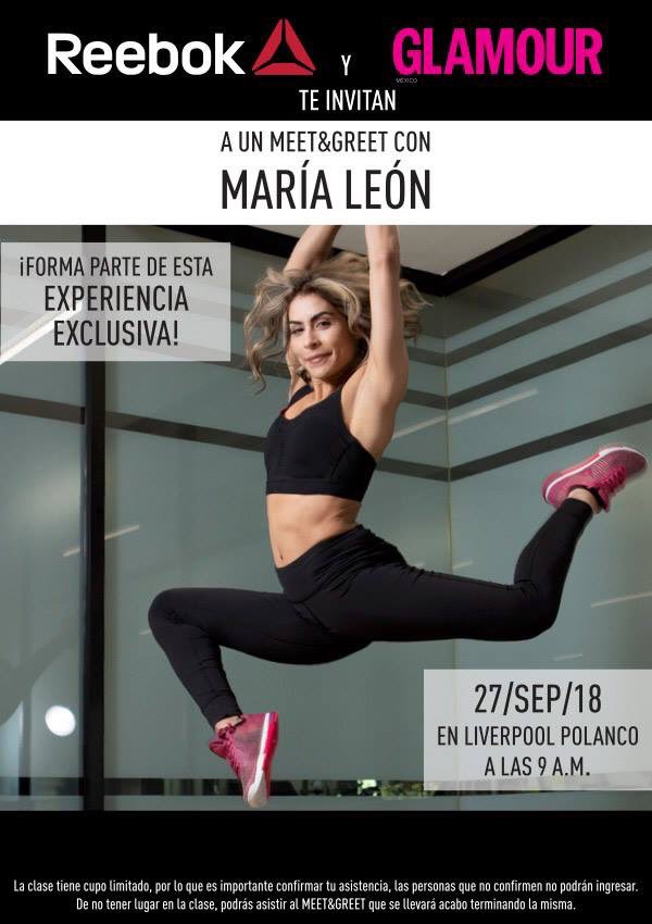 InAmericaToday2's tweet photo. Top story: @GlamourMex: '#FelizMiércoles ¿Quieres ponerte en forma junto a María León (@Sargentoleon)? Ven a nuestra clase en @liverpoolmexico, donde conoceremos los #Speedtr y el #PureMoveBra de @ReebokMx. Envíanos un … https://t.co/0gd71VP9pS, see more https://t.co/TFCQit6XyK