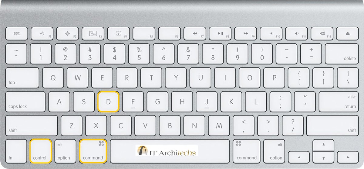 ITArchitechs's tweet image. Mac Tip: Want to look up a word in the dictionary or thesaurus, select the word you want, then press Command +Control +D keys.
#MacTip #ITArchitechs