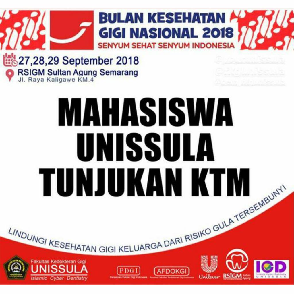 [ BULAN KESEHATAN GIGI NASIONAL | 27 - 29 September 2018 ]

instagram.com/p/BoMJtyTg2Vq/…
instagram.com/rsigmsultanagu…