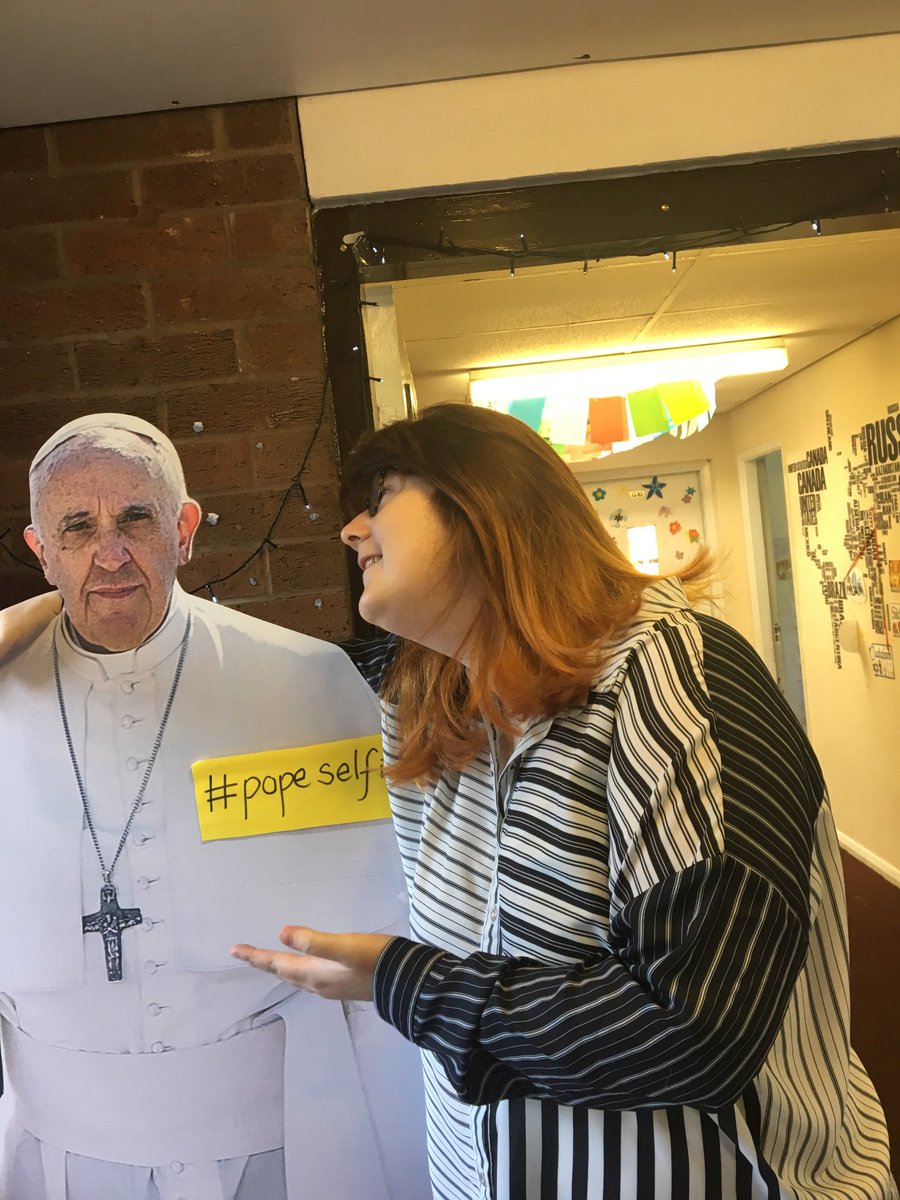 chloe_foden's tweet photo. Me and ma Bezzie mate pondering the big questions of life.... is that chain QVC?
#popeselfie @SandHighRS https://t.co/9LZ7lXkLNu