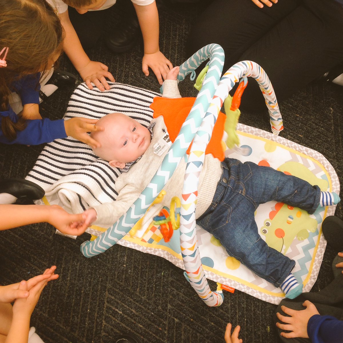 FairfieldRD's tweet photo. RD and RA have loved having baby Seth to visit. We have learnt all about what babies need to make them happy and how to look after them 👶🏻🍼 https://t.co/zyIOvQrHLm