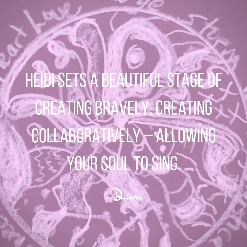 HealingIcons's tweet image. At #CreatingBrave, #artmaking is about making connections -- with ourselves and with others. #artashealing #healingarts