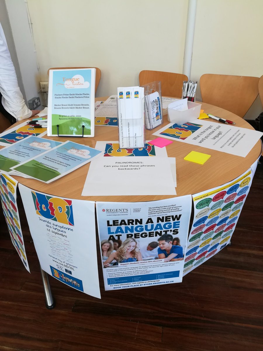 i_lernin's tweet photo. We're celebrating the #EuropeanDayofLanguages2018 @regentsuni @RegentsRILC. How do you say 'I  languages' in your language? https://t.co/ayYKsNzHUA