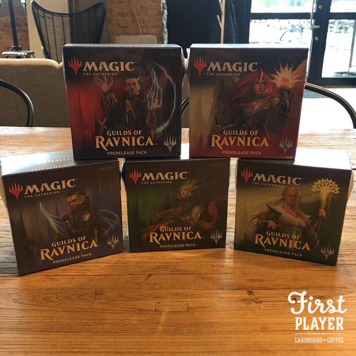 FirstPlayerCC's tweet photo. På lördag smäller det! Vi har ett fåtal platser kvar till prereleaserna kl 10.00 och 16.00, skynda dig att anmäla dig om du inte redan gjort det. Vilken Guild hoppas du få spela? #MTGGRN #MagicTheGathering

https://t.co/gTXJa7n2sn https://t.co/1pByWfl94O