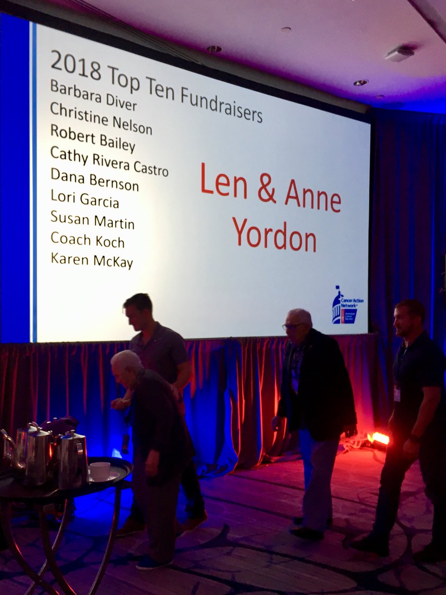 ACSCAN_Florida's tweet photo. #LightsOfHope top fundraisers, the amazing, Anne and Len Yordon!!! #theyarenumberone #CancerLobbyDay https://t.co/ifEZ36ofEq