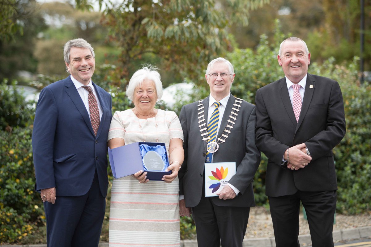 ClareCoCo's tweet photo. Mary McAllister from Ennis was named Clare Older Person of the Year at a ceremony in Hotel Woodstock last evening.

https://t.co/NzDoTdB6Ve https://t.co/m5CHsgbdMK