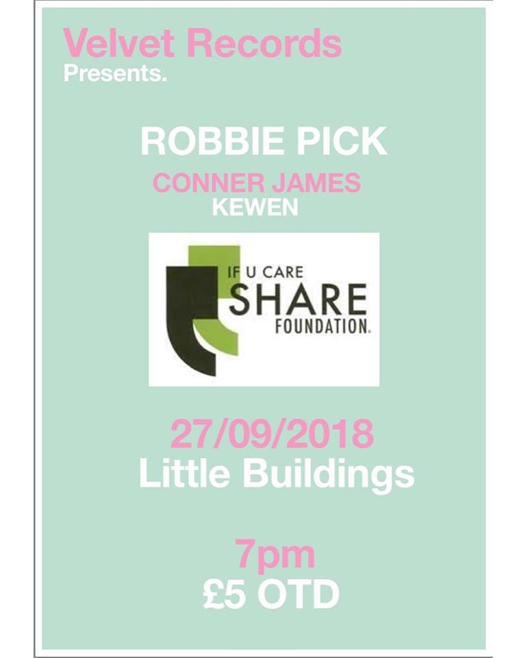 kewenmusic's tweet photo. Gig this week for charity, please come along to Little Buildings and support If U Care Share Foundation! #littlebuildings #newcastle #ouseburn #kewen #connorjames #robbiepick #northeast https://t.co/zCRrZMcjbx