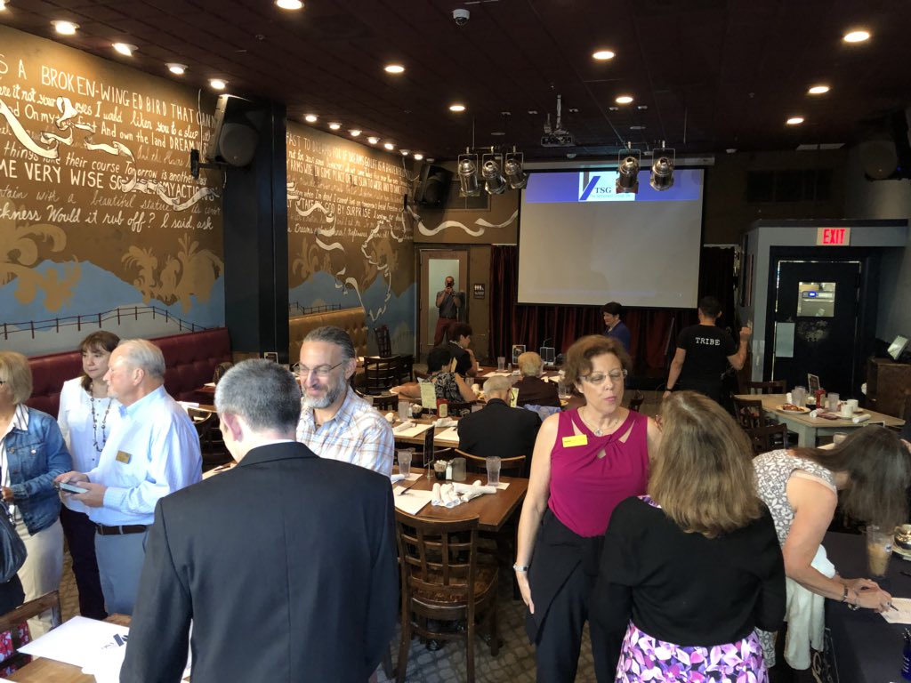 TweetTSG's tweet photo. Starting to fill up! #TSGExperience https://t.co/kqDncPi9Is