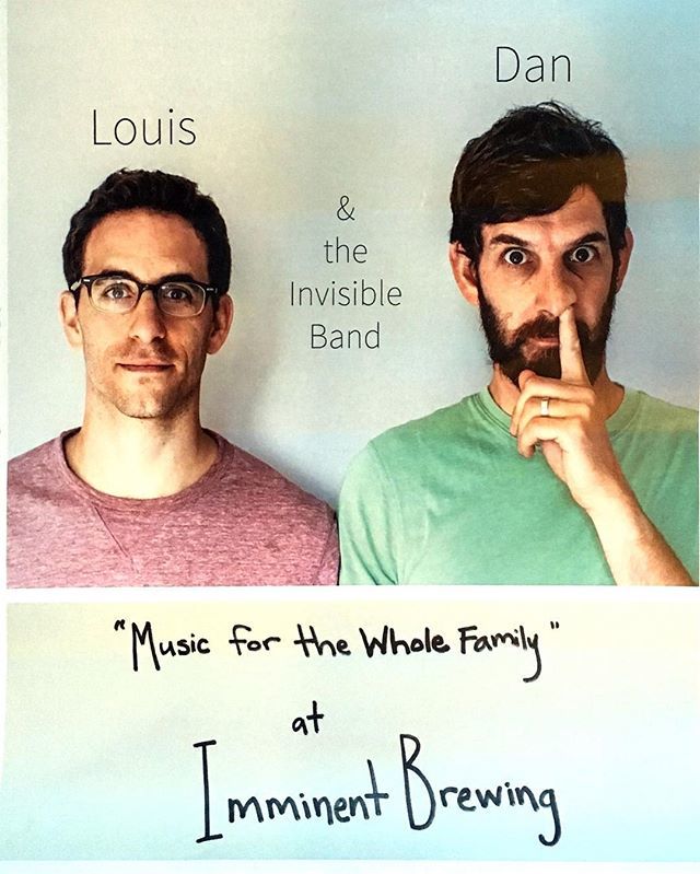 This Saturday! 2pm! The official launch of Louis &amp; Dan (and the Invisible Band). Bring the kids! ift.tt/2zvrlTH