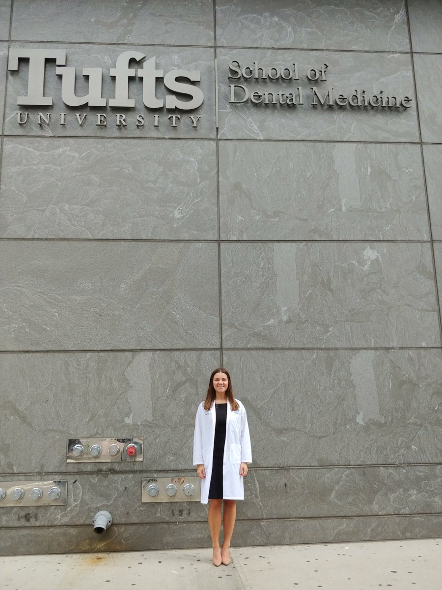 CMS_OWLS's tweet photo. We are so proud of our alumni!  Yelena Yvnar (c/o '18 Biology) is studying dentistry at Tufts University and stays connected with her Westfield Owls!    @WestfieldAlumni @cms_owls @Westfield_Bio https://t.co/7qkwGPK0UJ